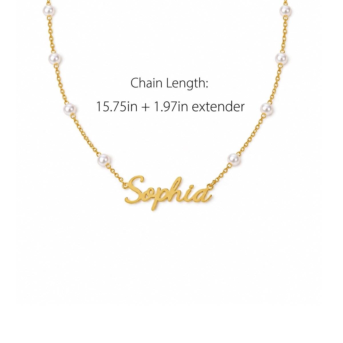 Customized Name Mini Bead Necklace - Glaxias