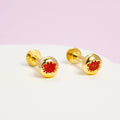 Delicate Ocean Creature CZ Girls Earrings - Glaxias