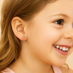 Delicate Ocean Creature CZ Girls Earrings - Glaxias