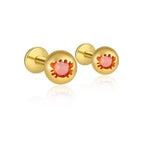 Delicate Ocean Creature CZ Girls Earrings - Glaxias