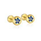 Delicate Ocean Creature CZ Girls Earrings - Glaxias