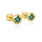 Delicate Ocean Creature CZ Girls Earrings - Glaxias