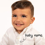 Engravable Boy's Nameplate Necklace - Glaxias