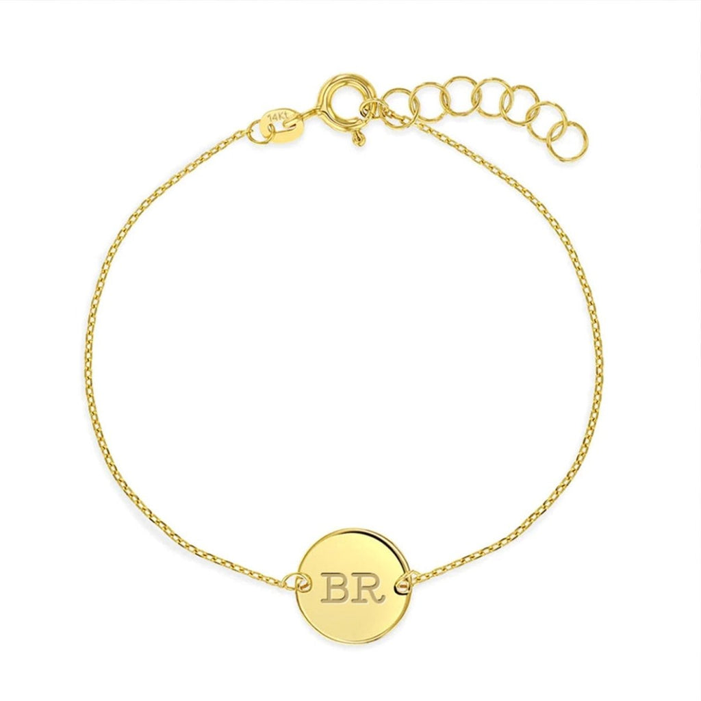 Engravable Children's Initials Bracelet - Glaxias
