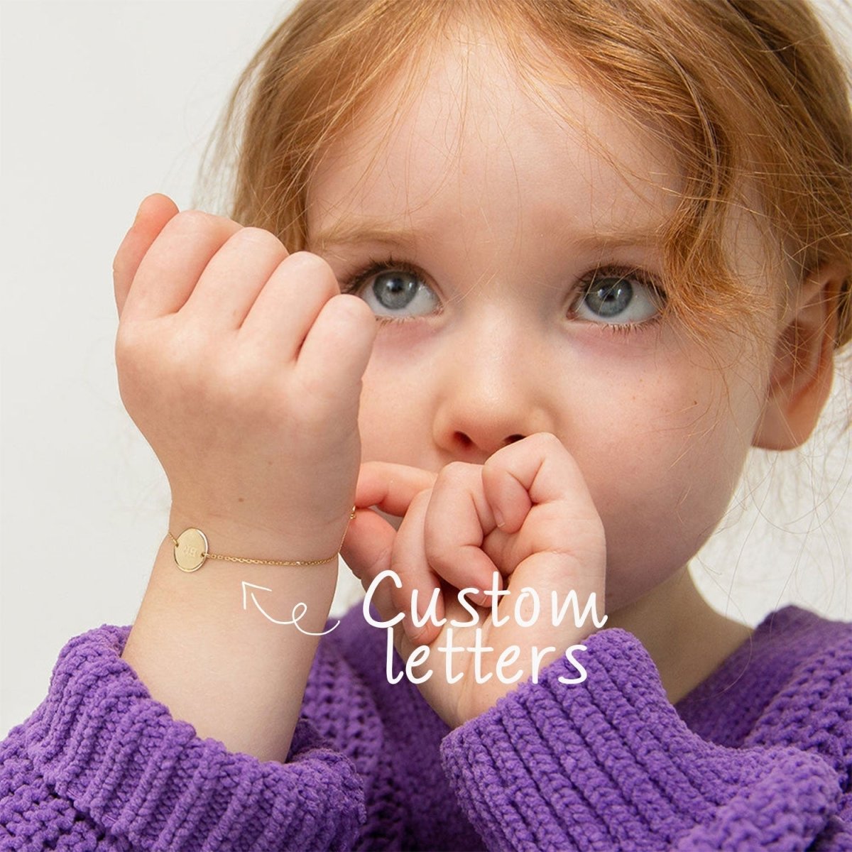 Engravable Children's Initials Bracelet - Glaxias