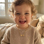 Girls¡¯ Personalized Initial Necklace with Heart Charm - Glaxias