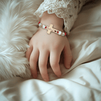 Hand Braided Red Rope Personalized Baby Name Cross Bracelet - Glaxias