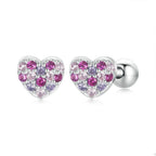 Heart of Crystals Girls Earrings - Glaxias