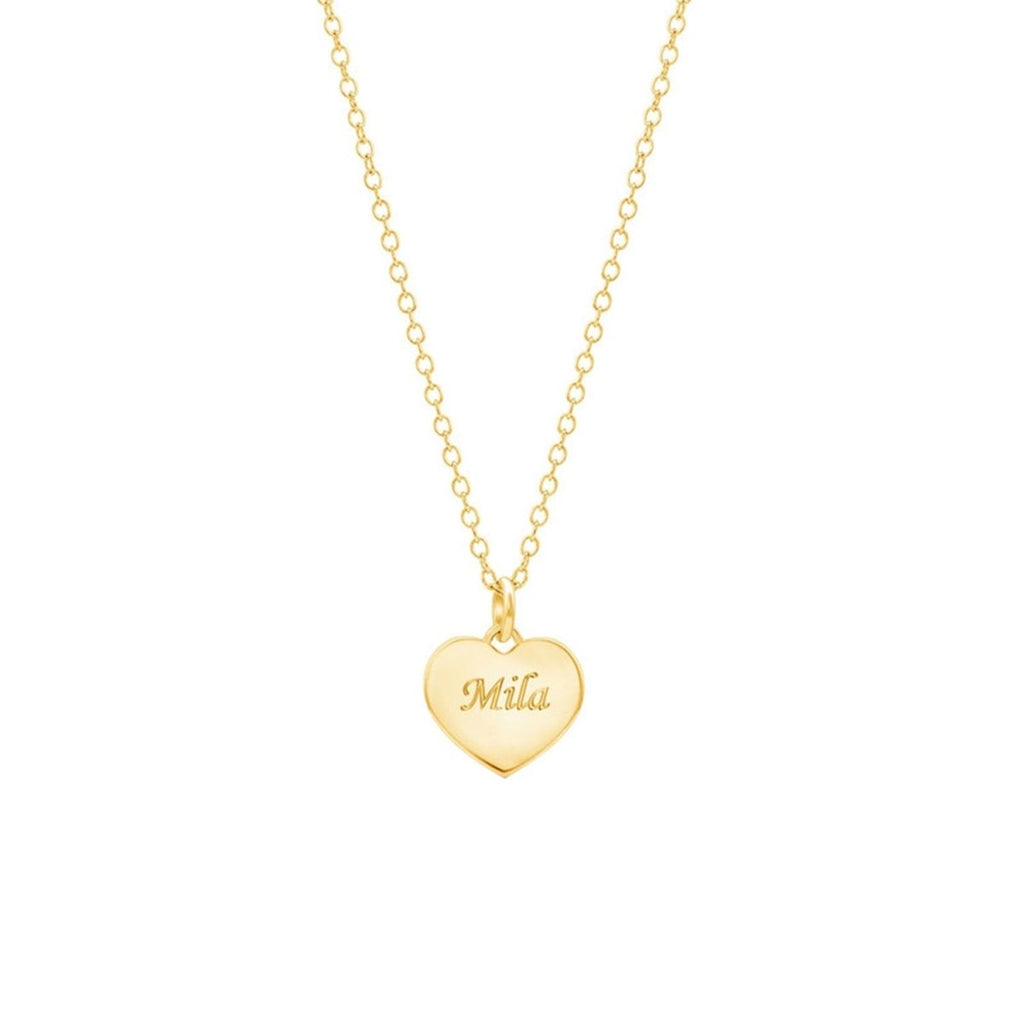 Kids Love Engravable Necklace - Glaxias