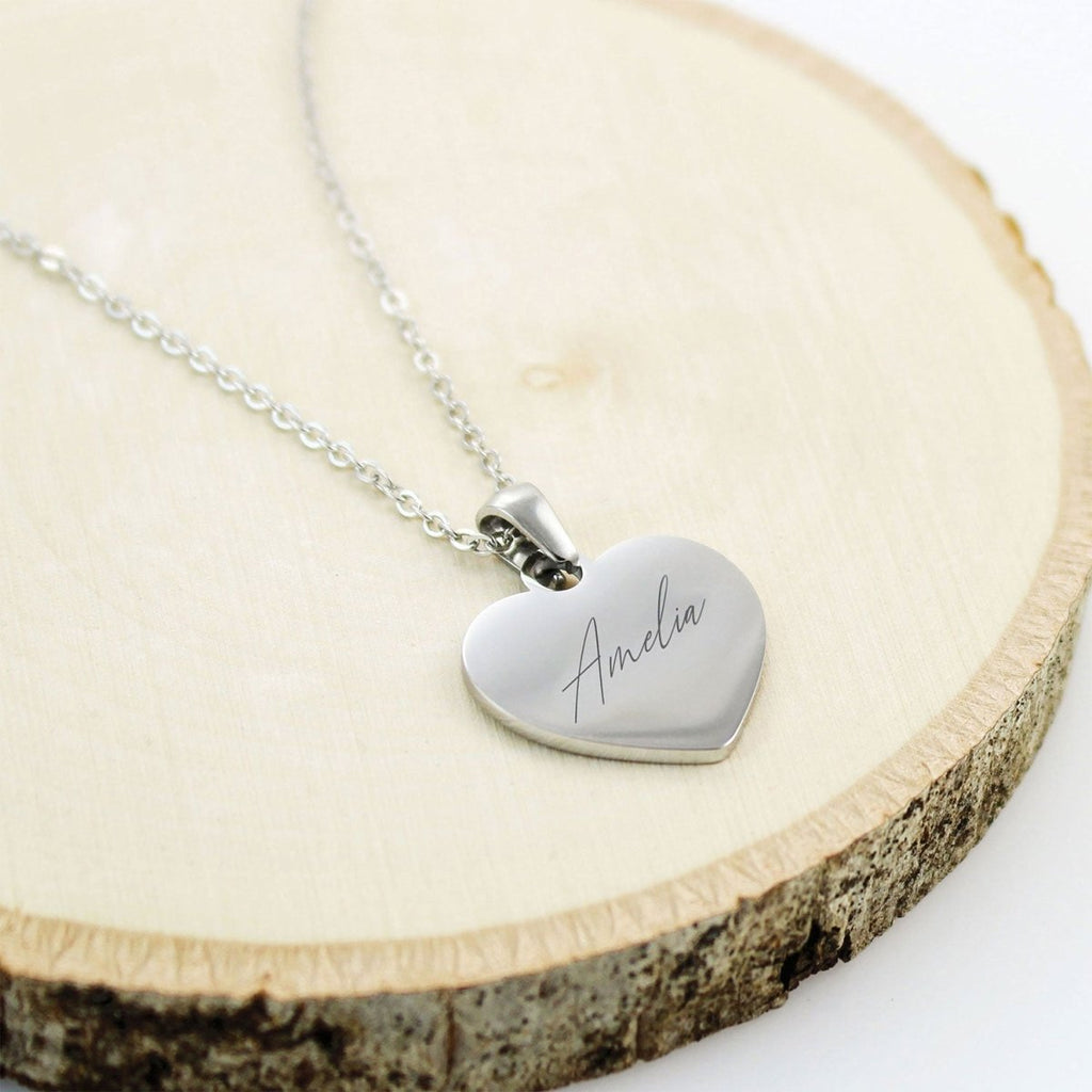 Kids Love Engravable Necklace - Glaxias