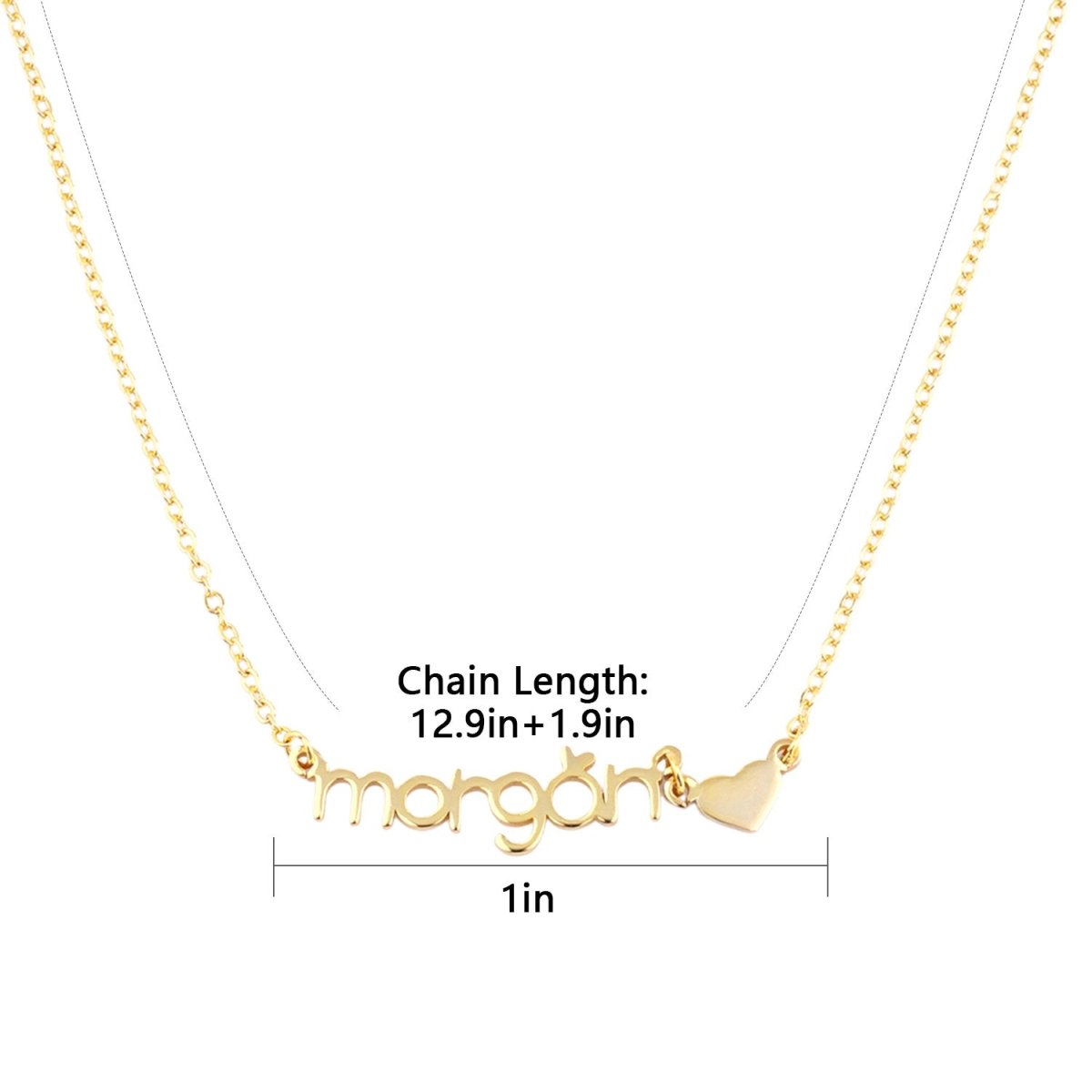 Kids Name Necklace with Cute Element - Glaxias