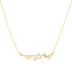 Kids Name Necklace with Cute Element - Glaxias