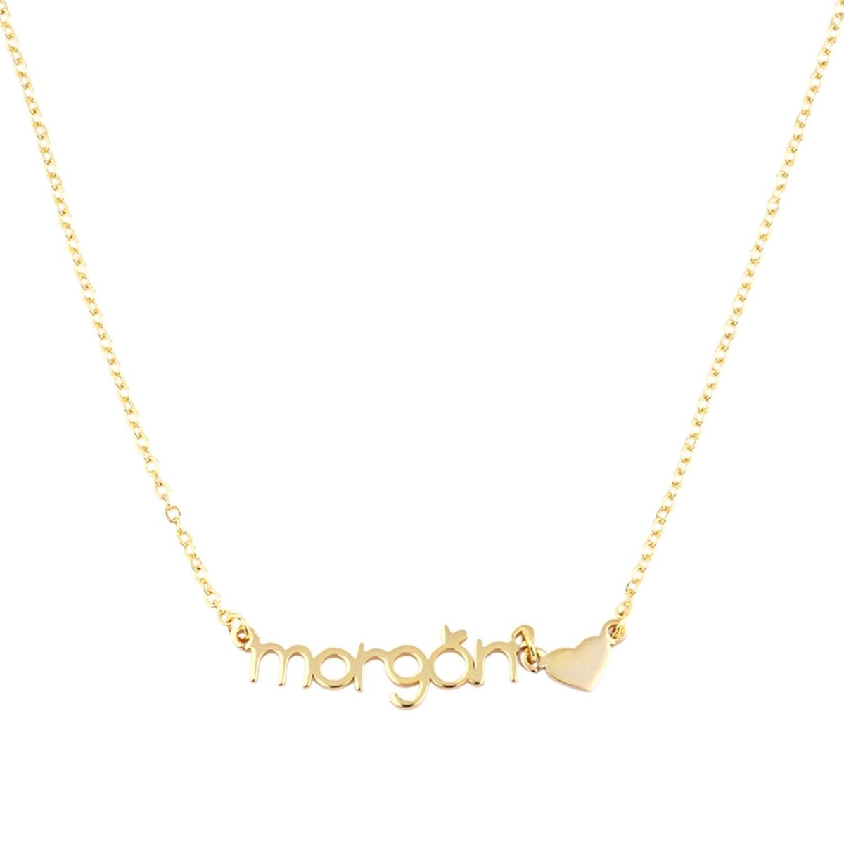 Kids Name Necklace with Cute Element - Glaxias