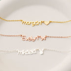 Kids Name Necklace with Cute Element - Glaxias