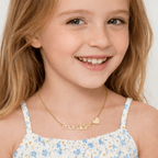 Kids Name Necklace with Cute Element - Glaxias