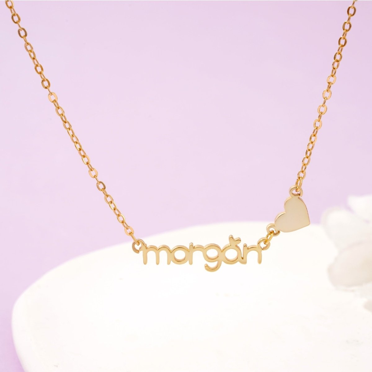 Kids Name Necklace with Cute Element - Glaxias