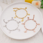 Kids Star and Moon Name Bracelet - Glaxias