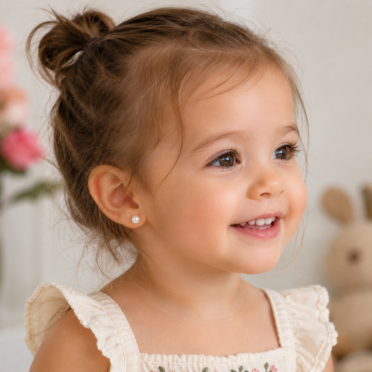 Children's Pearl Earrings