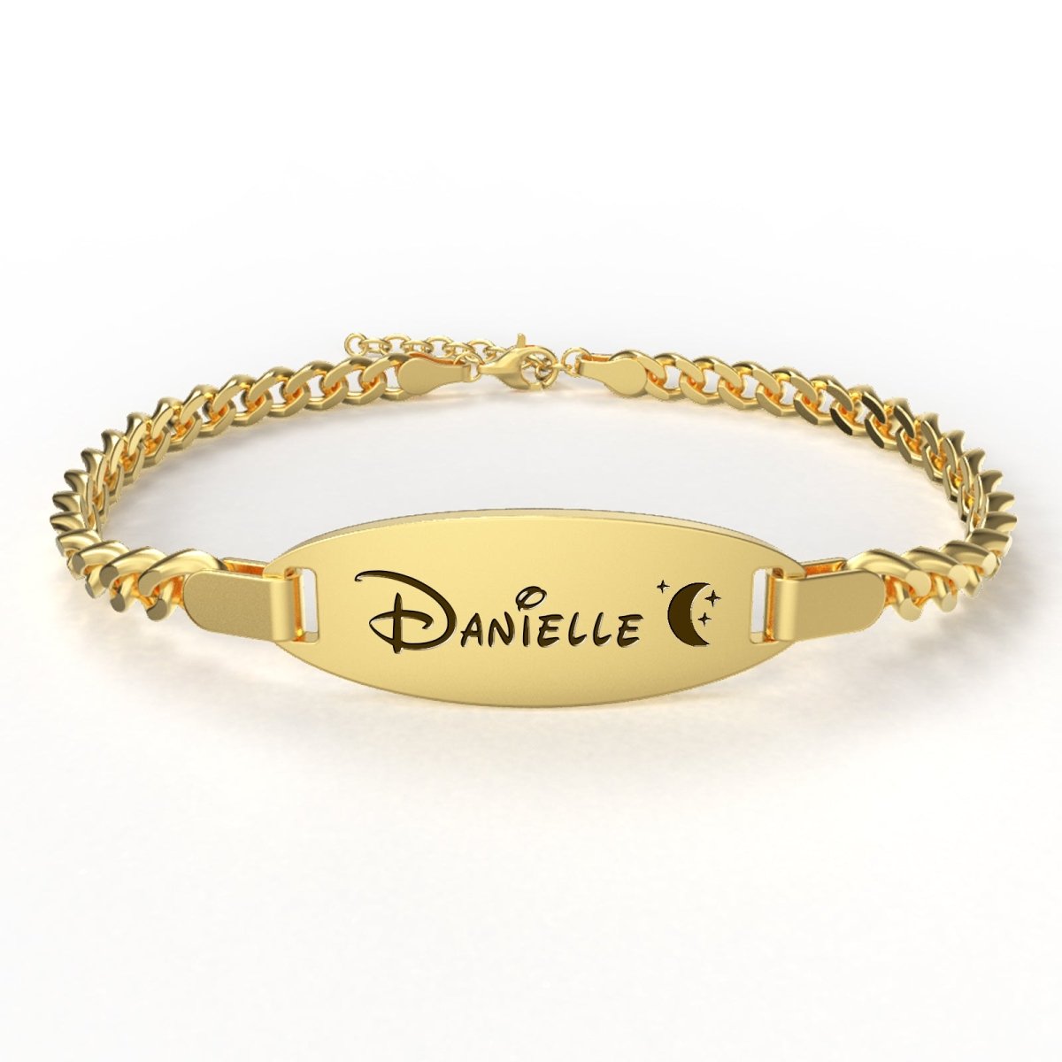 Oval Engravable Baby Bracelet - Glaxias