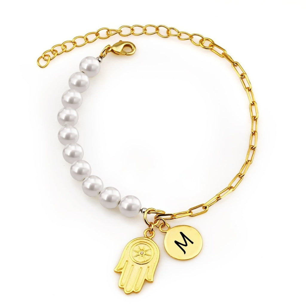 Peraonalized Baby and Girls Initial Bracelet - Glaxias