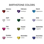 Personailzed Name and Birthstone Necklace With Feet Pendans - Glaxias