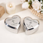 Personalized Baby Baptism or Christening Heart Jewelry Box - Glaxias