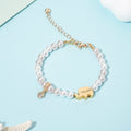 Personalized Baby Elephant Name Bracelet - Glaxias