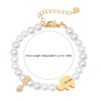 Personalized Baby Elephant Name Bracelet - Glaxias