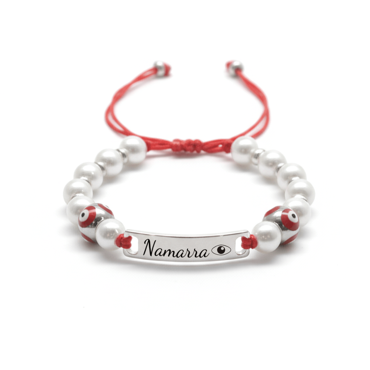 Personalized Baby Evil Eye Name Bracelet - Glaxias