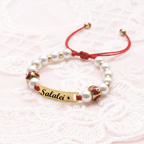 Personalized Baby Evil Eye Name Bracelet - Glaxias