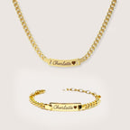 Personalized Baby Gold ID Bracelet - Glaxias