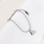 Personalized Baby Initial Heart Bracelet - Glaxias