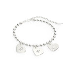 Personalized Baby Initial Heart Bracelet - Glaxias