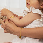 Personalized Baby Initial Heart Bracelet - Glaxias