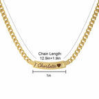 Personalized Baby Name and Birthstone Necklace - Glaxias