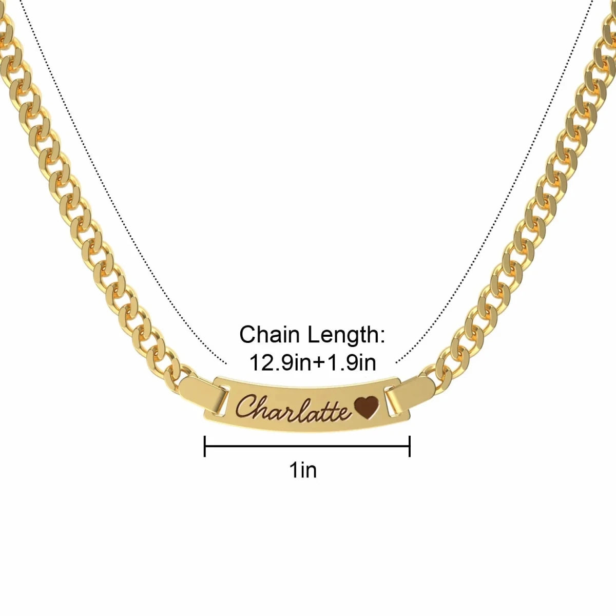 Personalized Baby Name and Birthstone Necklace - Glaxias