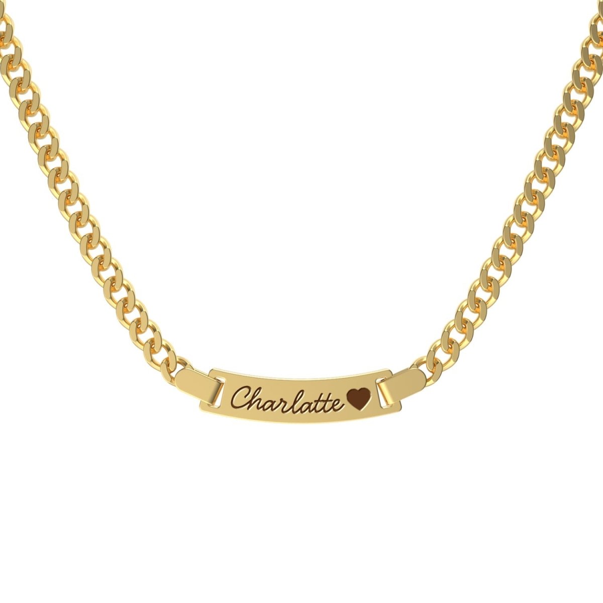 Personalized Baby Name and Birthstone Necklace - Glaxias