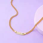 Personalized Baby Name and Birthstone Necklace - Glaxias