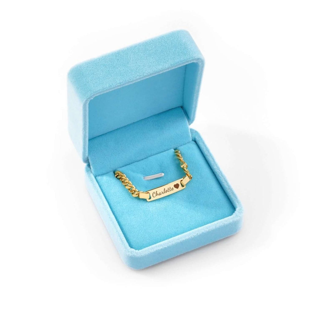 Personalized Baby Name Birthstone Bracelet and Necklace Set - Glaxias