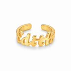 Personalized Baby Name Bracelet & Ring Set - Glaxias