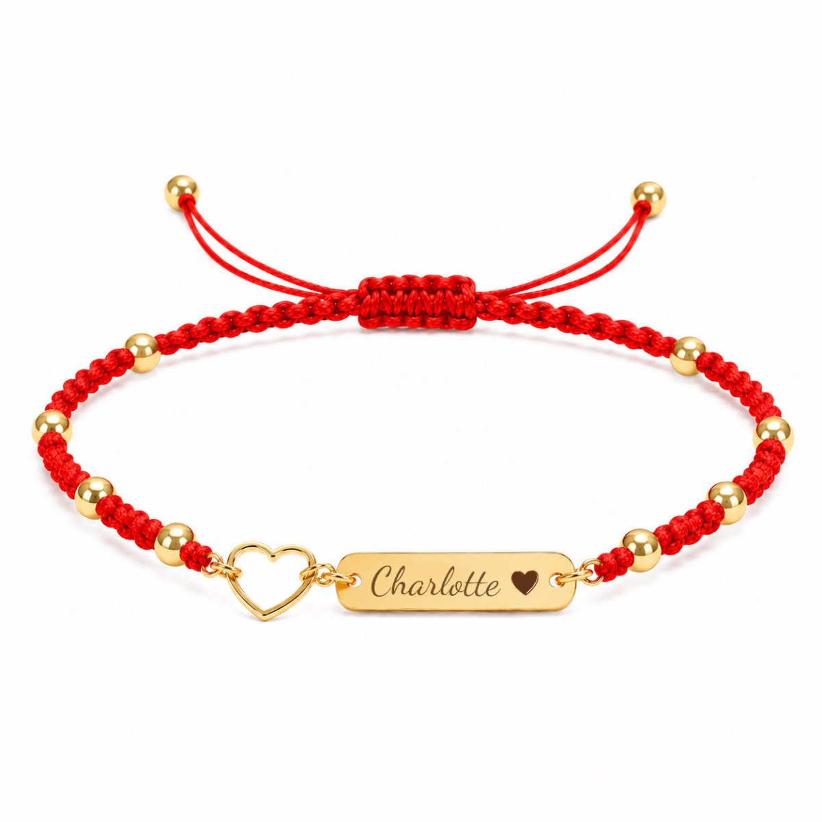 Personalized Baby Name Guardian Bracelet ¨C Red String for Protection & Blessing - Glaxias