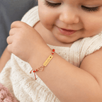 Personalized Baby Name Guardian Bracelet ¨C Red String for Protection & Blessing - Glaxias