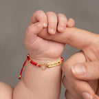 Personalized Baby Name Guardian Bracelet ¨C Red String for Protection & Blessing - Glaxias