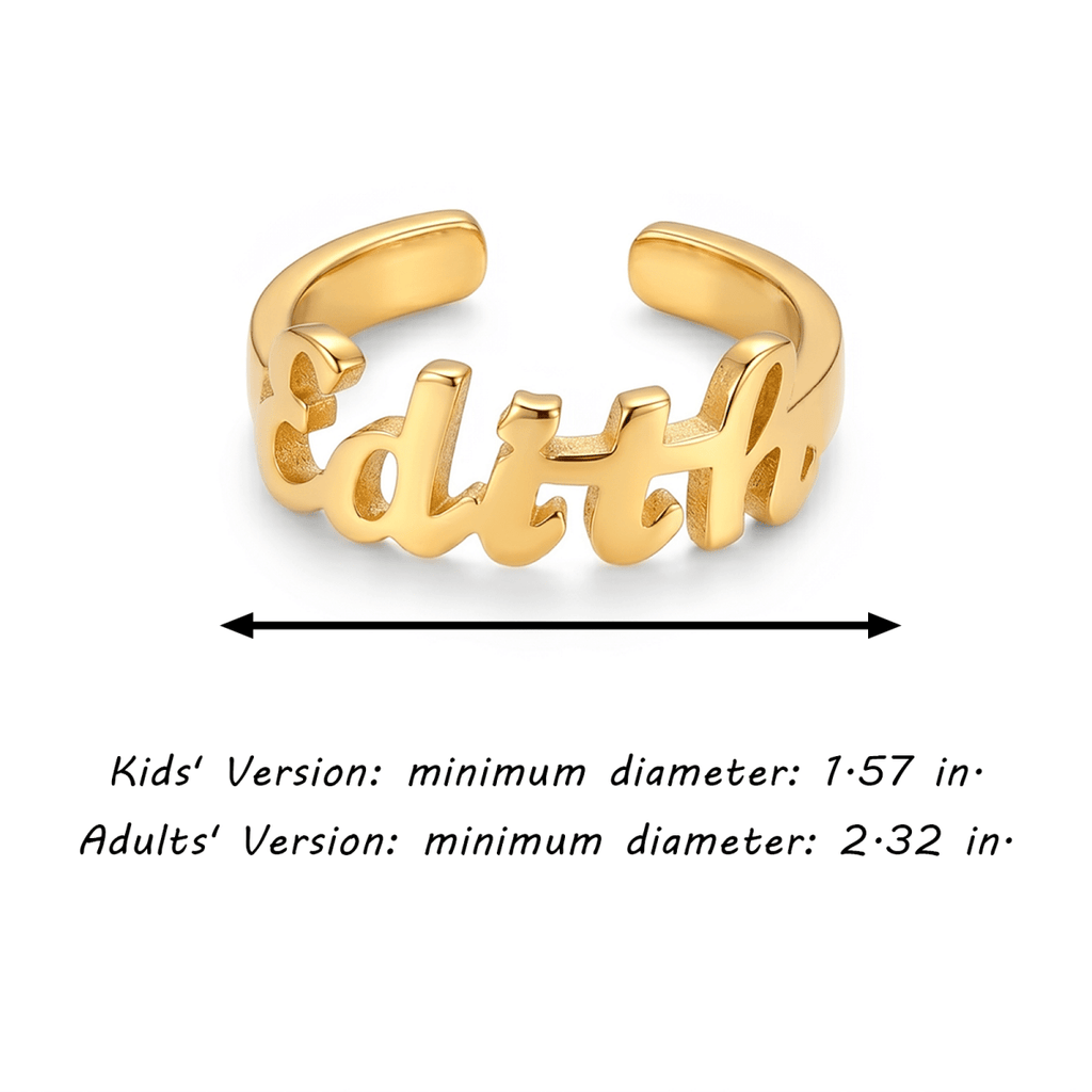 Personalized Baby Name Ring - Glaxias