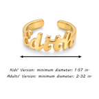 Personalized Baby Name Ring - Glaxias