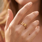 Personalized Baby Name Ring - Glaxias