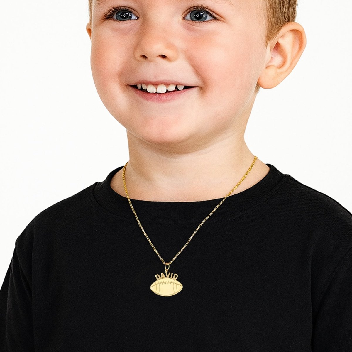 Personalized Baseball Name Boys Necklace - Glaxias