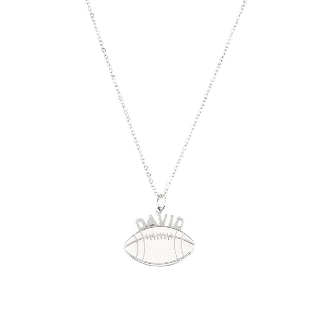 Personalized Baseball Name Boys Necklace - Glaxias