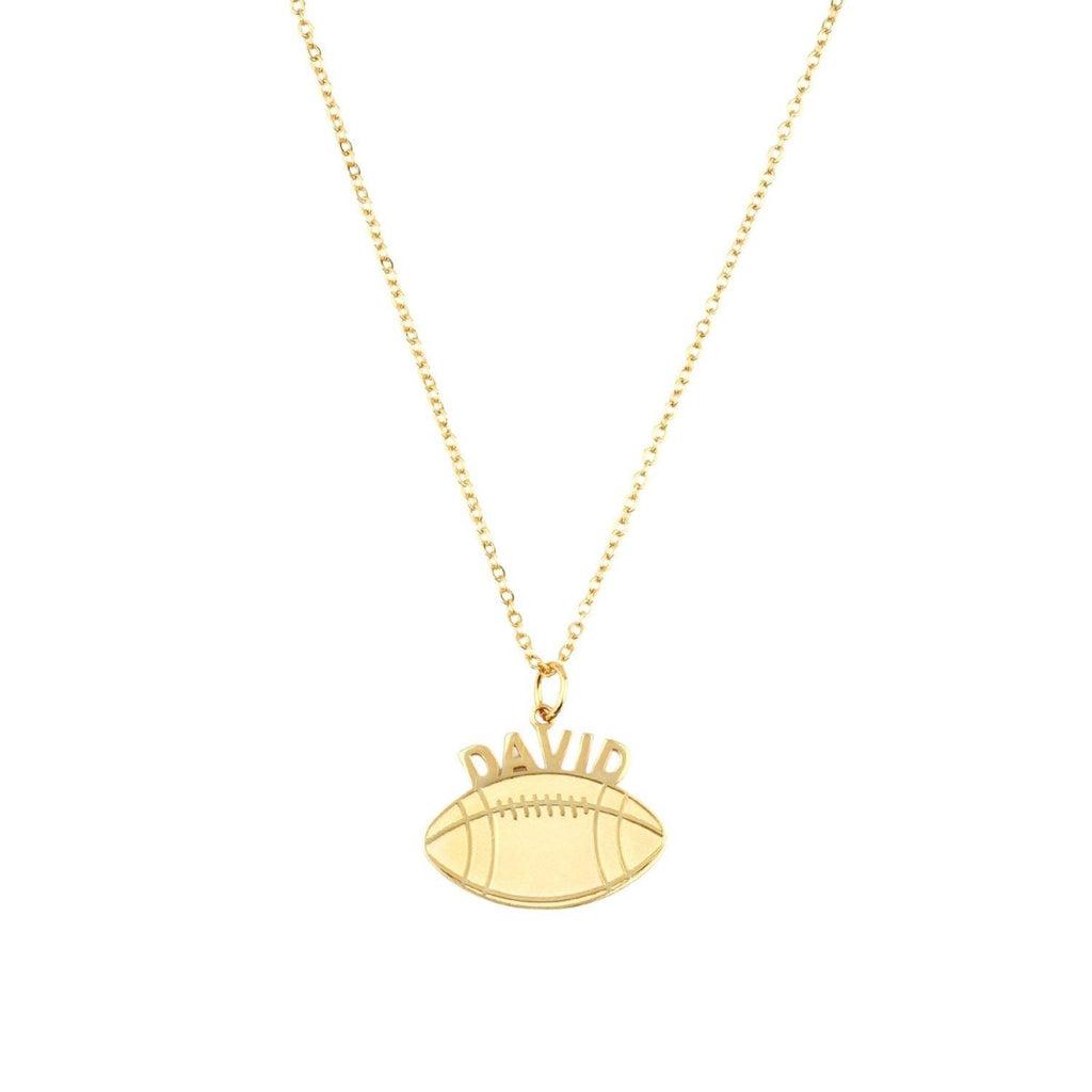 Personalized Baseball Name Boys Necklace - Glaxias