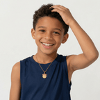 Personalized Basketball Baby Boy Name Necklace - Glaxias